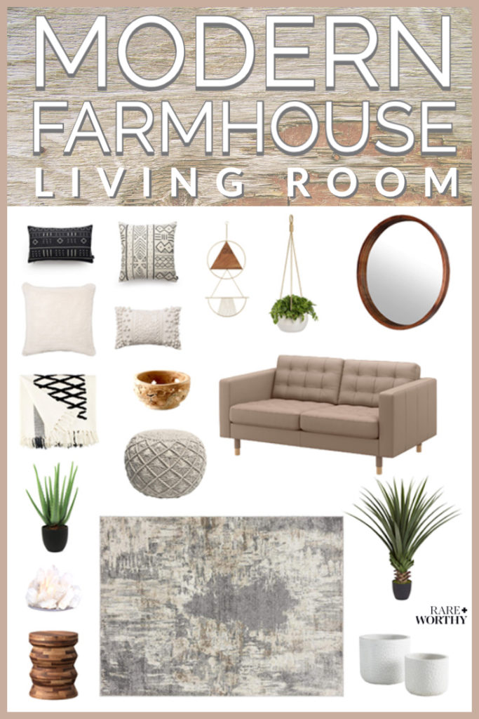 Modern Farmhouse Living Room Decor Ideas – Plus Shopping Guide!